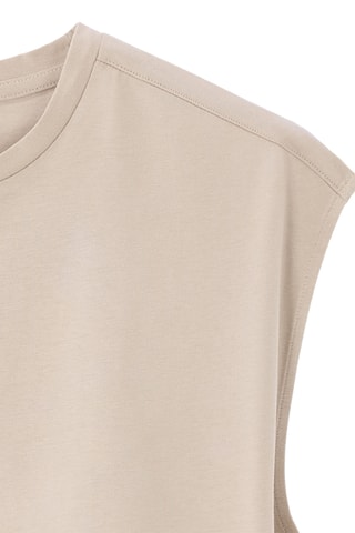 T-shirt droit - Beige