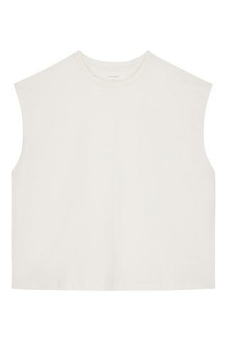 T-shirt droit - Ecru