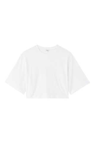 T-shirt oversize - Blanc