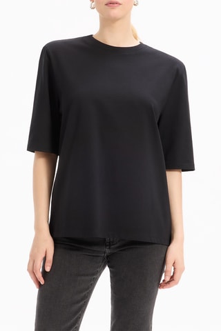 T-shirt droit - Noir