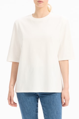 T-shirt droit - Ecru
