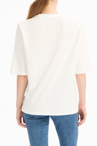 T-shirt droit - Ecru