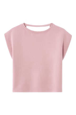 T-shirt large - Vieux rose