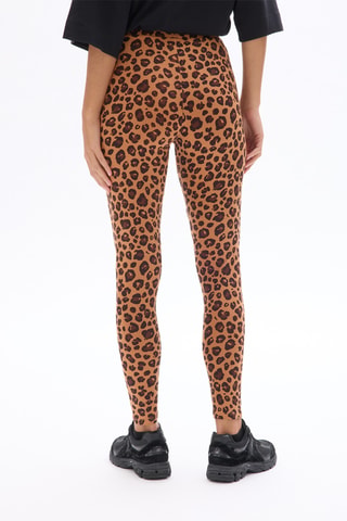 Legging taille haute - Marron