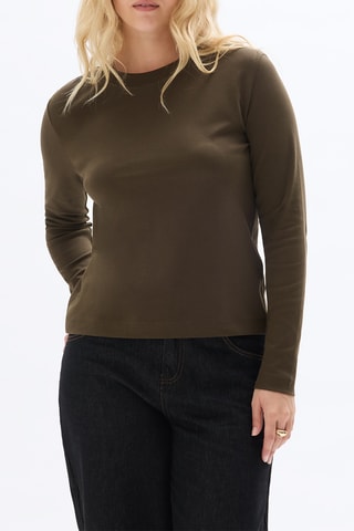 T-shirt droit - Kaki