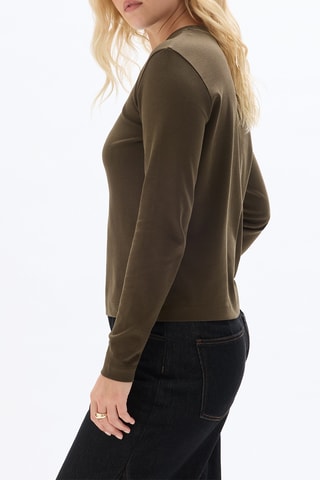 T-shirt droit - Kaki