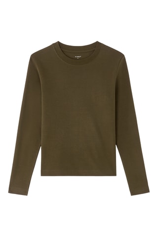 T-shirt droit - Kaki