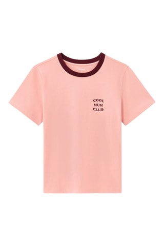 T-shirt taglio dritto - Rosa
