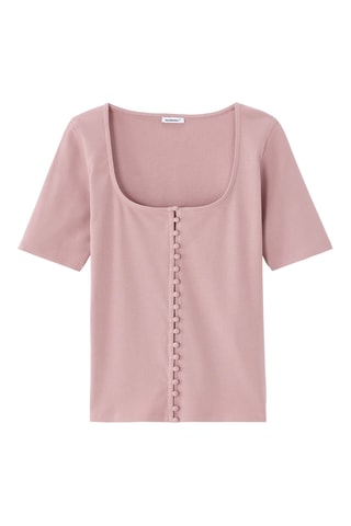 Chemisier droit - Vieux rose