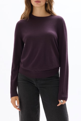 Pull en laine - Violet