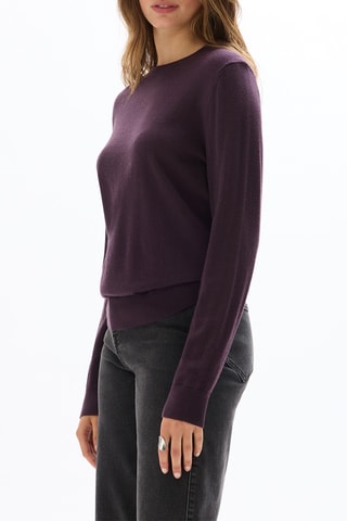Pull en laine - Violet