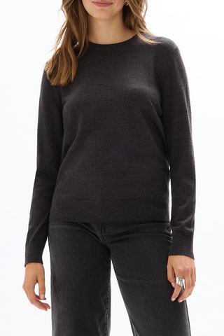 Pull en laine - Marron chiné