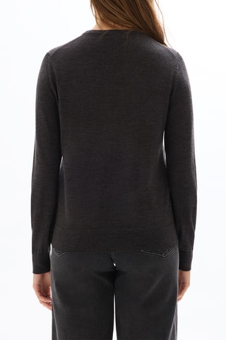 Pull en laine - Marron chiné