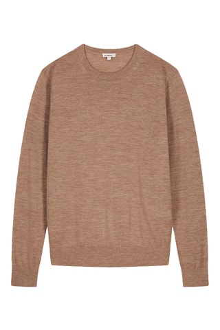 Pull en laine - Taupe chiné