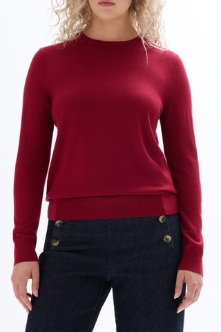 Pull en laine - Bordeaux