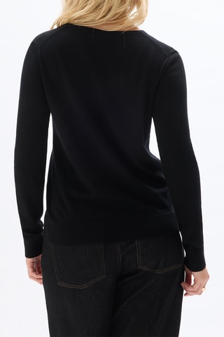 Pull en mérinos - Noir