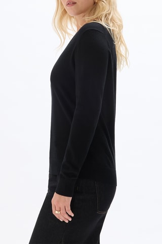 Pull en mérinos - Noir