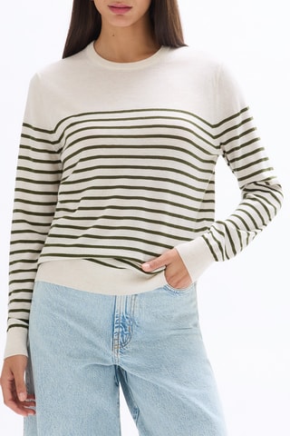 Pull en laine - Vert olive