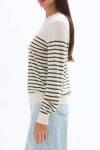 Pull en laine - Vert olive