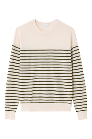 Pull en laine - Vert olive