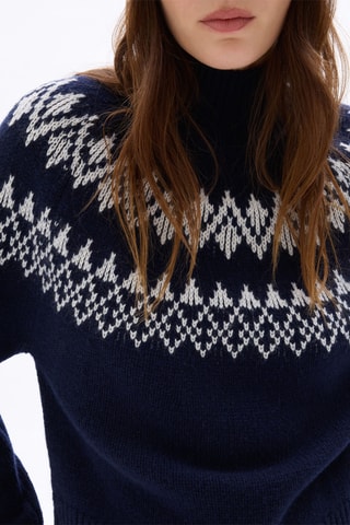 Maglia in lana - Navy