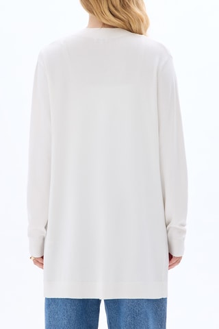 Gilet long - Ecru