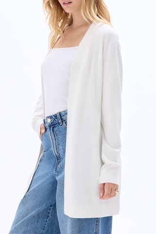 Gilet long - Ecru