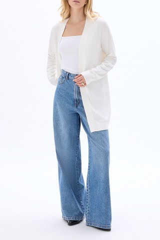 Gilet long - Ecru
