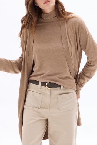 Gilet long - Camel