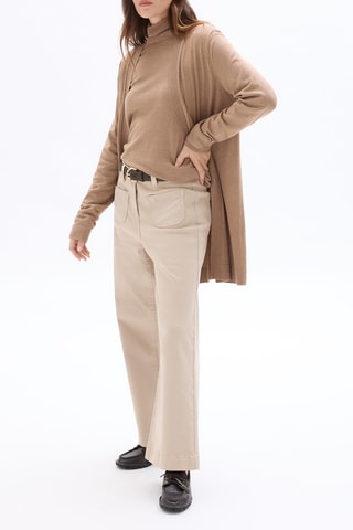 Gilet long - Camel