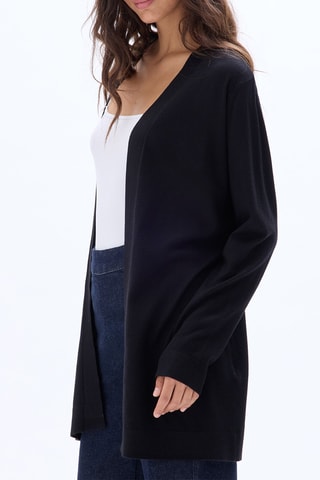 Gilet long - Noir