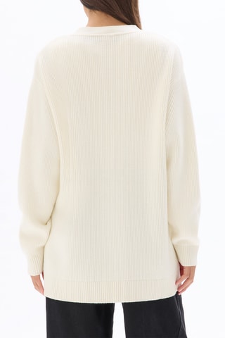 Gilet long - Ecru