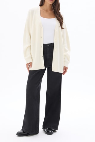 Gilet long - Ecru