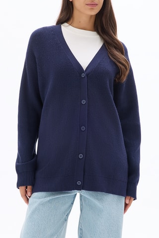Gilet long - Bleu marine