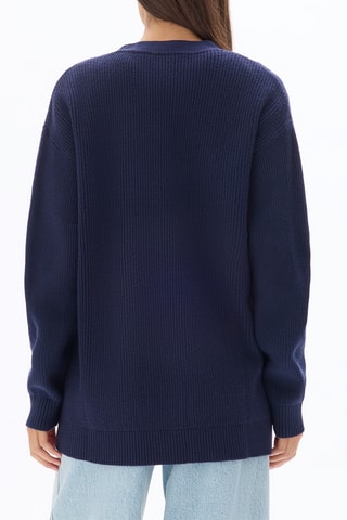 Gilet long - Bleu marine