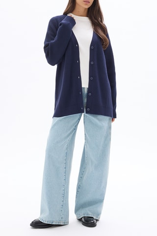 Gilet long - Bleu marine
