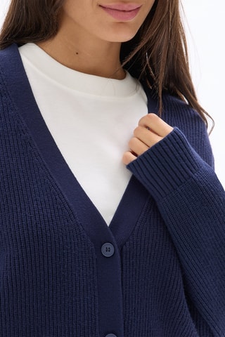 Gilet long - Bleu marine