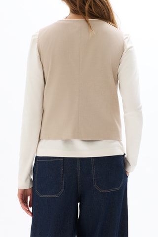 Gilet da completo - Beige melange