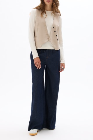 Gilet da completo - Beige melange