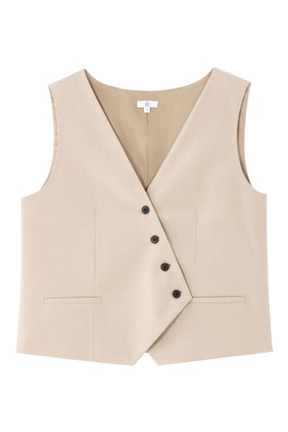 Gilet da completo - Beige melange
