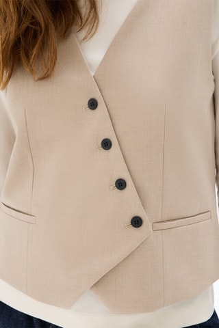 Gilet da completo - Beige melange