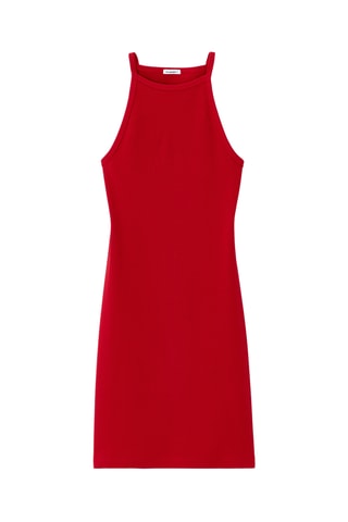 Robe fourreau - Rouge