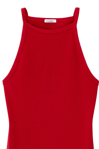 Robe fourreau - Rouge