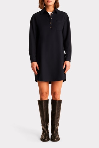 Abito taglio dritto - Navy