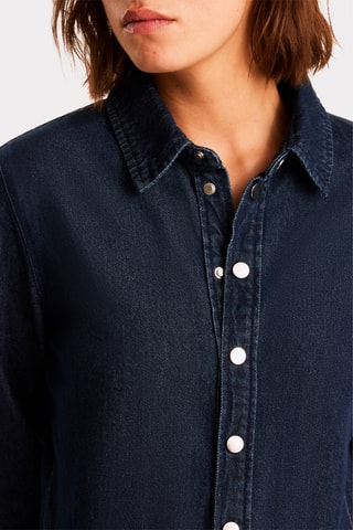 Abito lungo in jeans - Navy