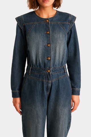 Tuta in jeans - Blu