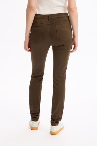 Pantalon slim - Marron