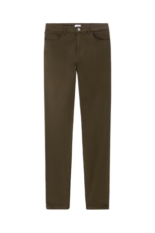 Pantalon slim - Marron