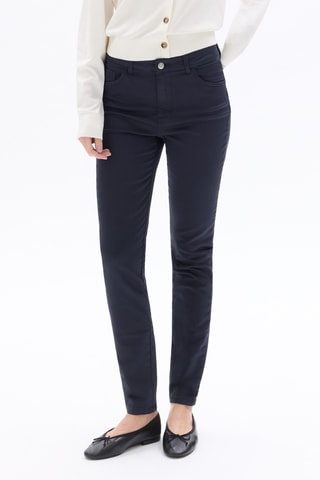 Pantalon slim - Bleu marine 