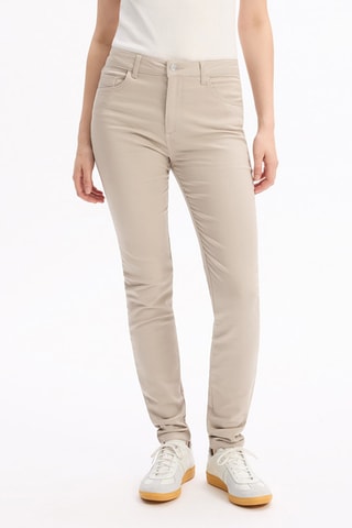 Pantalon slim - Beige 